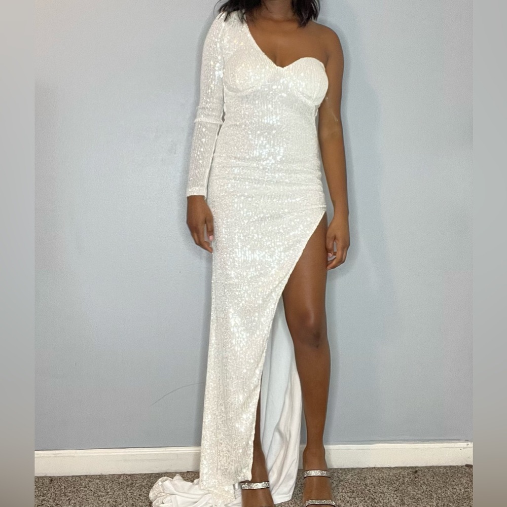 Sequin evening Maxi dress